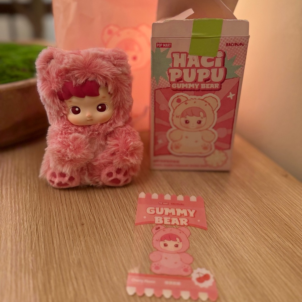 Haci Pupu Gummy Bear bag charm cherry